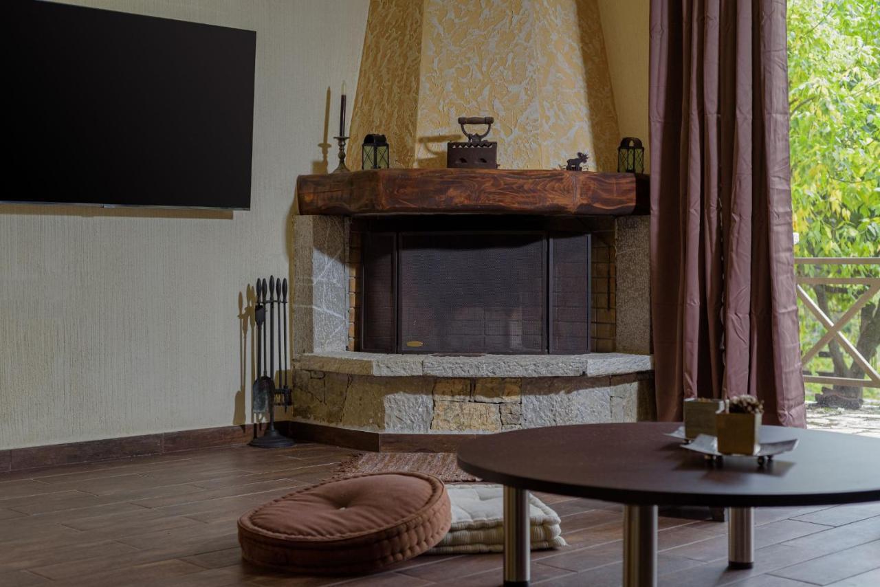 Parnassus Dreamwood Chalet Eptálofos Buitenkant foto