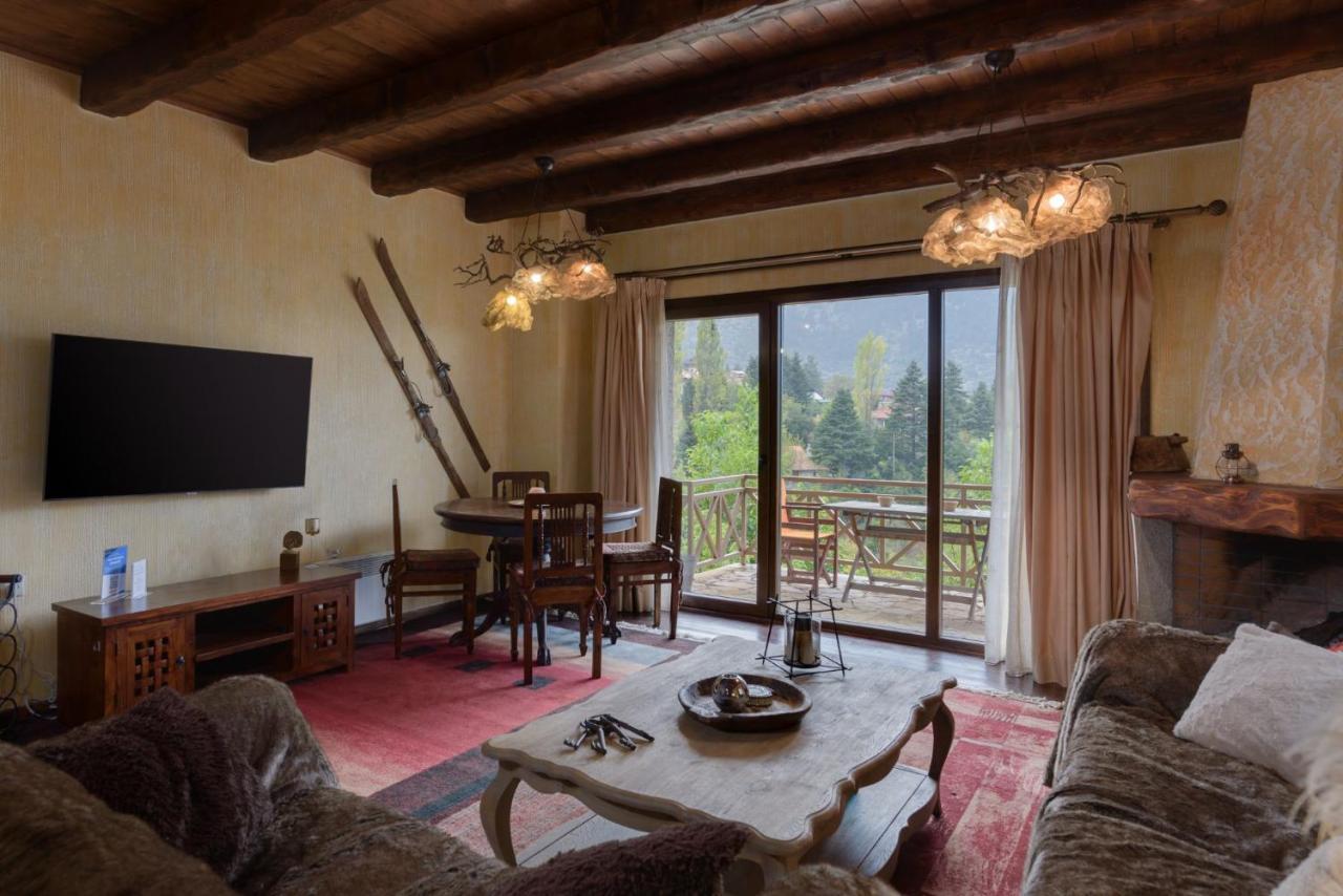 Parnassus Dreamwood Chalet Eptálofos Buitenkant foto